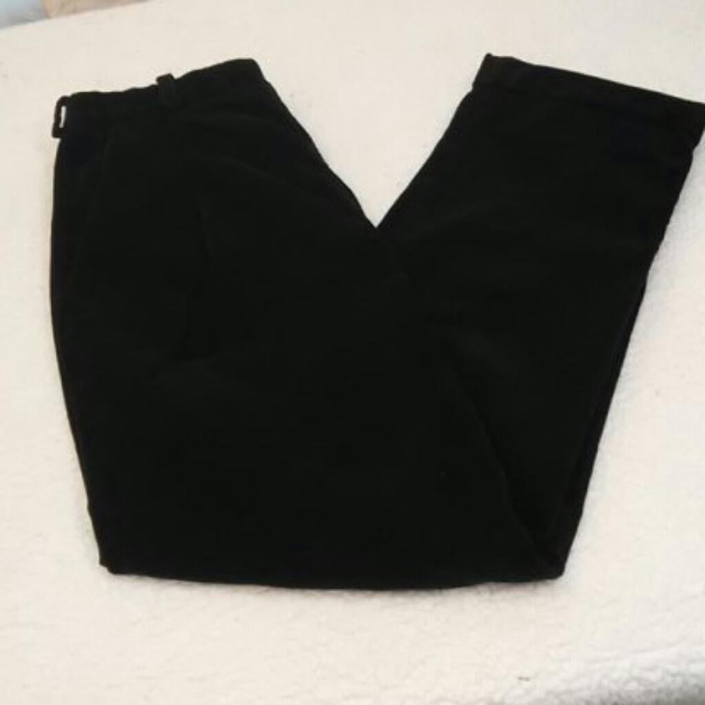 Barry Bricken Black Cotton Corduroy Pants 36 - 31